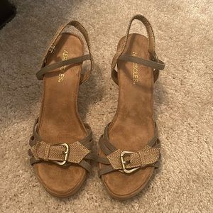 Strappy Wedge Sandals
